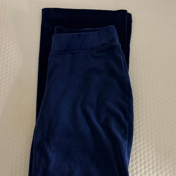 Juicy Couture Navy Velour Pants with Silver Embellishments - Picture 3 of 3